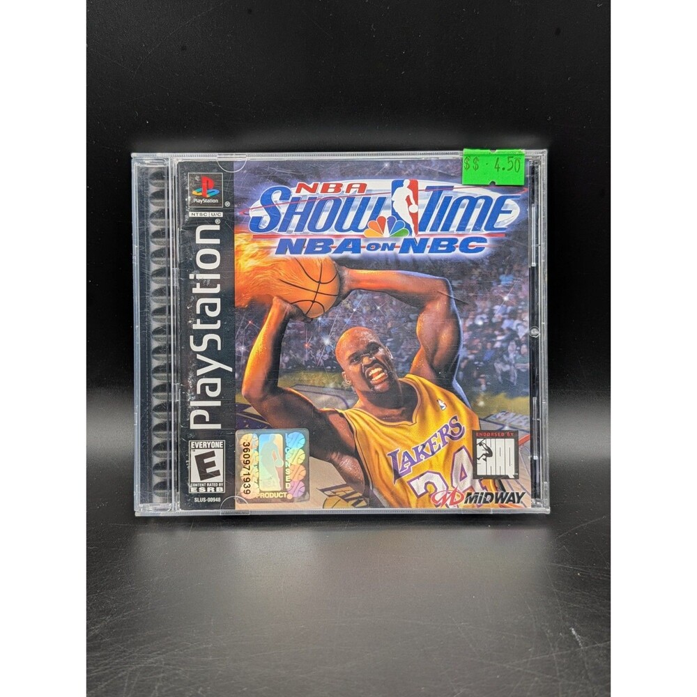 NBA ShowTime: NBA on NBC Sony PlayStation 1 PS1 CIB Complete Sports Video Game